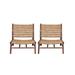 Lounge Chair - Foundry Select 30.25" W Lounge Chair, Wood in Brown | 29.33 H x 30.25 W x 27.56 D in | Wayfair BF97FDFB9A004C7A9ED6CB70F619349F