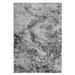 Black/Gray 120 x 27 x 0.3 in Area Rug - 17 Stories Rug Branch Contemporary Abstract Splash Grey Black Indoor Area Rug | Wayfair