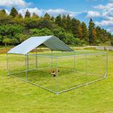 Tucker Murphy Pet™ Dack Walk in Chicken Run w/ Wire Mesh Metal in Brown | 78 H x 120 W x 158 D in | Wayfair 8EA1FC2C43A04F7E93FADEA3A78FB116