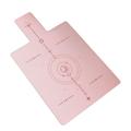 Pilates Reformer Mat Sweat Absorbing Non Slip Gym Exercise Mat Rubber Cushion Workout Mat Yoga Pad Home Fitness Equipment Protective Pad Pink