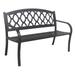 Innova Hearth & Home S521-88 Evelyn Steel Bench Dark Bronze