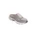 Wide Width Women's CV Sport Claude Slip On Sneaker by Comfortview in Grey (Size 8 1/2 W)