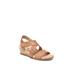 Women's Sincere Wedge by LifeStride in Tan Fabric (Size 9 1/2 M)