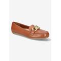 Extra Wide Width Women's Cullen Flats by Bella Vita in Dark Tan Leather (Size 11 WW)