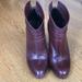 Jessica Simpson Shoes | Jessica Simpson Ankle Booties, Burgundy, Size 7.5m | Color: Red | Size: 7.5