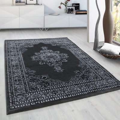 Teppich AYYILDIZ TEPPICHE "Marrakesh 297", grau, B:240cm H:12mm L:340cm, Kunstfaser, Teppiche, Orient-Optik, Wohnzimmer