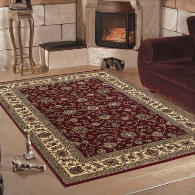 Teppich AYYILDIZ TEPPICHE "Marrakesh 210", rot, B:120cm H:12mm L:170cm, Kunstfaser, Teppiche, Kurzflor, Orient-Optik, Wo