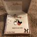 Disney Jewelry | Disney Mickey And Minnie Fine Silver Plated Necklace. New In Box. | Color: Silver | Size: Os