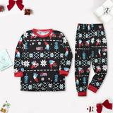 End-of-year Savings! Tejiojio Deals Christmas Outfit Child Long Sleeve Christmas Parent-Child Outfit Printed Housewear Pajama Suit Top+Pants Suit (Child) Parent-Child Outfit