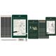 Faber-Castell 115220 - Bleistift Pitt Graphite Matt, 11er Metalletui & F119065 119065 - Bleistift CASTELL 9000, 12er Art Set, Inhalt: 8B - 2H