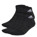 adidas, Cushioned Sportswear Ankle Socks 6 Pairs, Socken, Schwarz-Weiss, M, Unisex-Adult