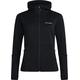 Berghaus Women's Fourier Hooded Polartech Powerstetch Fleece Jacket, Jet Black, 12