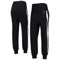 Women's KIYA TOMLIN Black Baltimore Ravens Stripe Tri-Blend Joggers