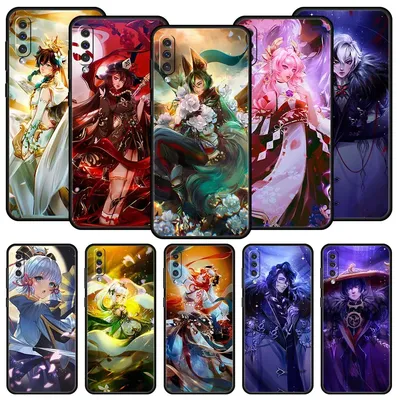 Genshin Impact Anime Phone Case Samsung Galaxy A52s A12 A32 A50 A70 A20E A20S A10 A10S