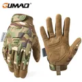 Gants de cyclisme tactique doigt complet Camouflage militaire pour vélo escalade tir