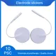 EMS – coussinets d'électrode blancs pour appareil de Massage 10 pièces/lot pour Acupuncture Tens
