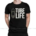 T-Shirt homme Tube sous vide haute qualité amusant Tube Life Radio Amp en pur coton T-Shirt