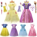 Disney-Robe Cosplay pour Bol Cendrillon Raiponce Blanche-Neige Poivre Aurore Vêtements pour