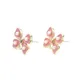 Boucles d'oreilles à la mode pour femmes bijoux nœud papillon blanc et rose breloques DIY 17mm x