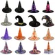 Chapeaux de sorcières d'halloween pour enfants et adultes déguisement de déguisement de fête