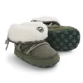 Jlong – bottes de neige à lacets pour bébé de 0 à 18 mois chaussures molletonnées doublées en