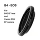 B4-EOS pour objectif B4 2/3 "-Bague d'adaptation monture IL EOS EF B4-EF 2/3-EF pour IL