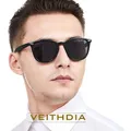 VEITHDIA – lunettes de soleil pour hommes et femmes marque de styliste unisexe miroir polarisé