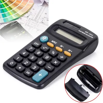 Mini calculatrice Portable à 8 chiffres pour l'étude électronique fourniture scolaire pour