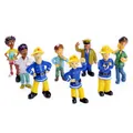 Lot de 12 figurines Sam le Pompier en PVC personnages de dessin animé pour garçon et fille cadeau