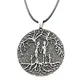 Pendentif arbre de vie Yggdrasi double face père mère enfants WNship Wicca collier amulette