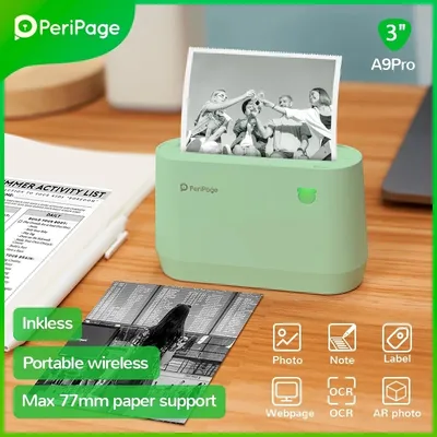PeriPage-Imprimante photo thermique A9 A9S A9 Max 203dpi 304dpi 3 " 4"