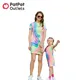 PatPat-Robe de Soirée pour Mère et Enfant Tenue Assortie pour la Famille Manches Courtes Vêtement