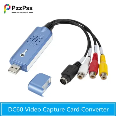 PzzP Synchronization-Adaptateur de carte de capture audio vidéo USB 2.0 convertisseur de carte de