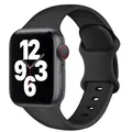 Bracelet en Silicone pour Apple Watch 44mm 40mm 38mm 42mm ceinture pour montre connectée iWatch 3