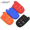 Jingyuqin – lot de 10 coques en Silicone pour clé télécommande de voiture pour JEEP Grand Cherokee