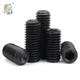 100pcs/lot Headless Set Screw M2 M2.5 M3 M4 M5 M6 M8 M10 Carbon Steel Hex Socket Set Screw Hardness