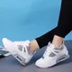 Chaussures de Course Confortables et Décontractées pour Femme Baskets à Coussin d'Air 7cm