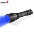 Torche de chasse de lampe-torche de lumière bleue H-B3 UltraFire 256 Yard 470NM/ 630NM Longueur
