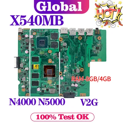 EllFU-Carte mère X540MB A540MB F540MB R540MB pour ordinateur portable N4000 N4100 N5000 V2G