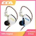 CCA-Écouteurs intra-auriculaires en métal C12 écouteurs HiFi Bass Music DJ 5BA + 1esse