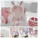 Robe de princesse en peluche en coton style Lolita vêtements beurre idole d'oreille de lapin