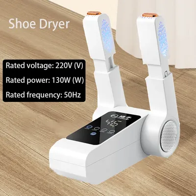 Sèche-chaussures électrique intelligent portable désodorisant désaquarelle chauffe-chaussures