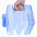 Seau de stockage d'eau en plastique Transparent 5l 7 5 l PC carré conteneur épais Portable avec
