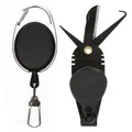 Ciseaux de pêche portables en acier inoxydable accessoires ligne de pêche pliante coupe-bordure