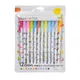 Juice-Ensemble de 12 stylos à encre gel 0.5mm colorés marqueur dessin bureau école A7129