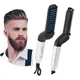 Lisseur de barbe multifonctionnel pour hommes peigne à cheveux volume bouclé bonnet de spectacle