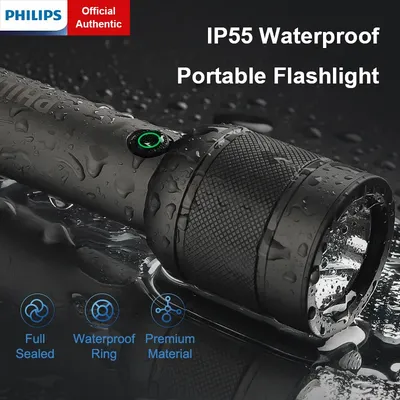 Philips-Lampe de poche à gradation continue ultra lumineuse lampe de camping portable 4 modes
