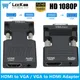 LccKaa-Adaptateur convertisseur compatible HDMI vers VGA 1080P adaptateur compatible VGA vers HDMI