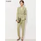 AMII-Blazer minimaliste pour femme pantalon crayon élégant taille haute pour le bureau vendu
