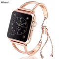 Bracelet en acier inoxydable pour montre Apple Watch 45mm/41mm 42mm/38mm/44mm/40mm chaîne design à